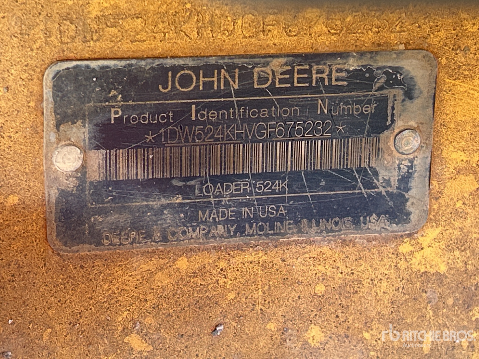2016 John Deere 524K