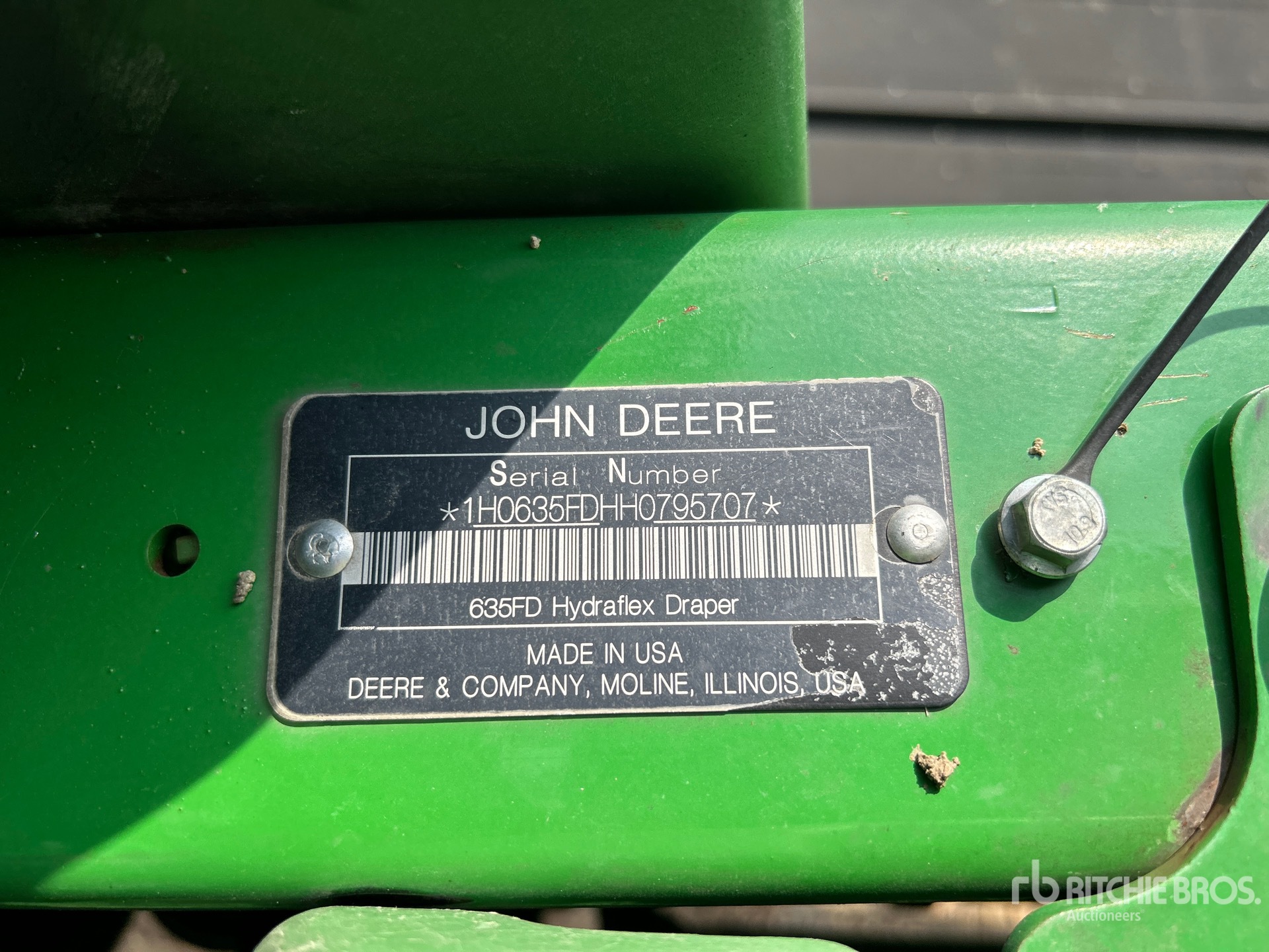 2017 John Deere 635FD