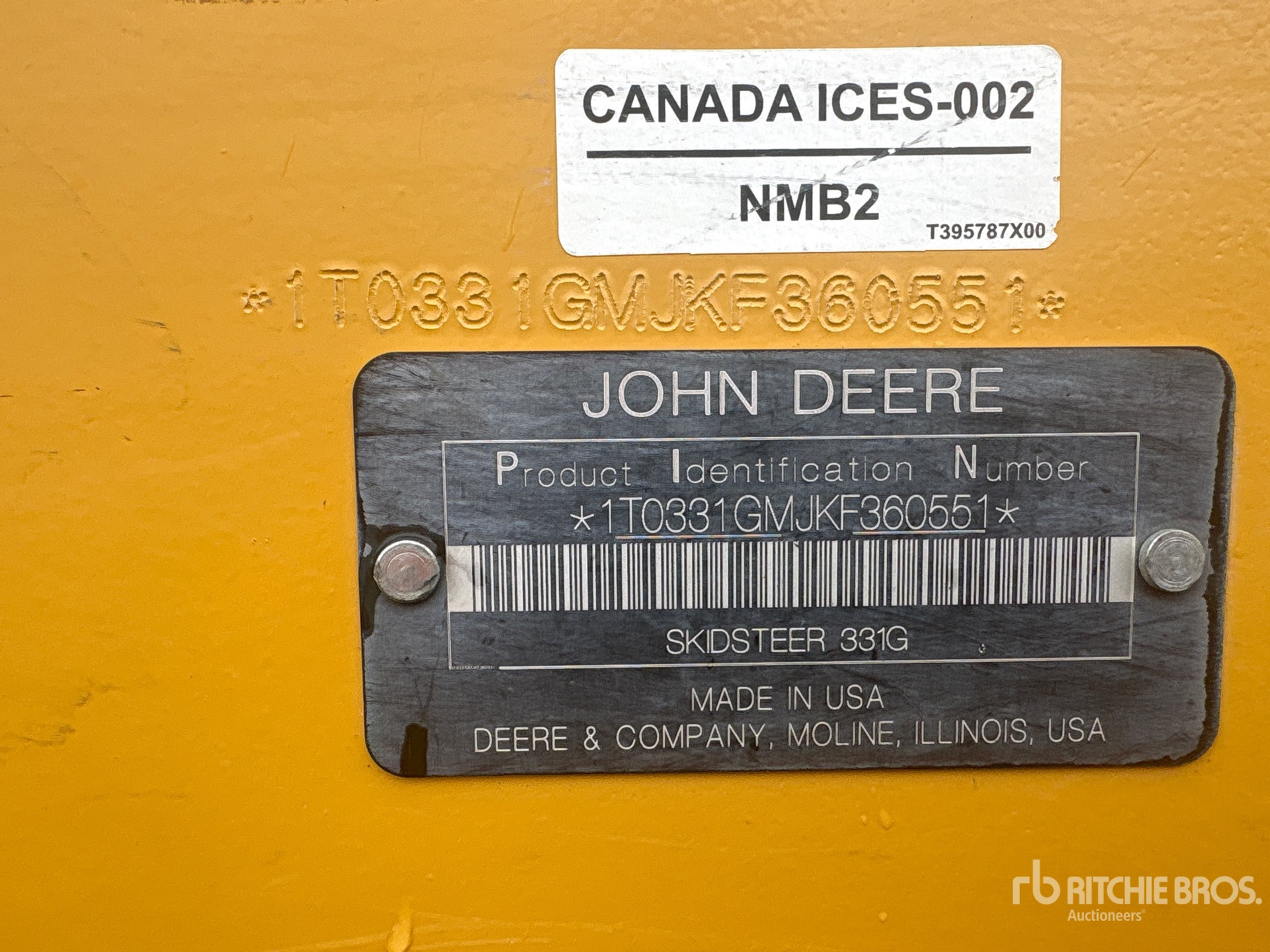 2019 John Deere 331G