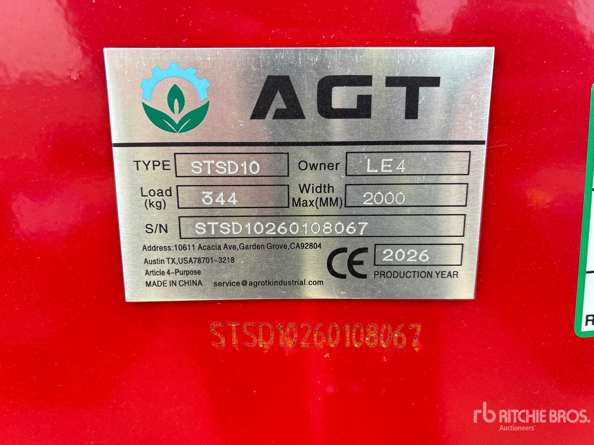 2026 AGT STSD10