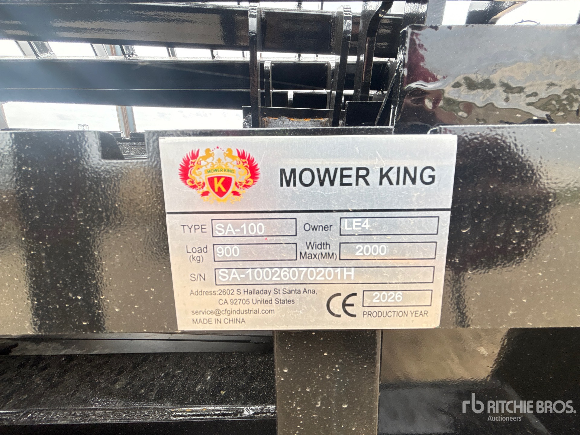 2026 Mower King SA-100