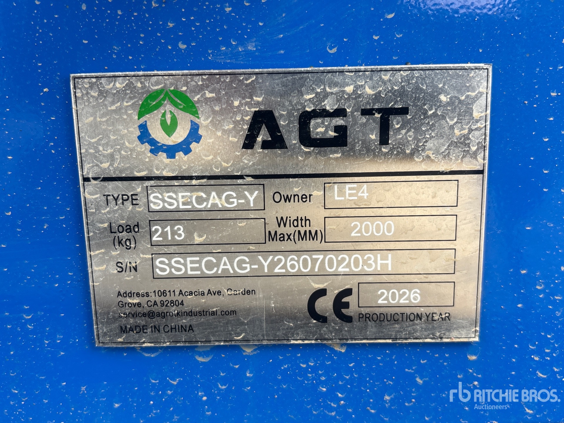 2026 AGT SSECAG-Y