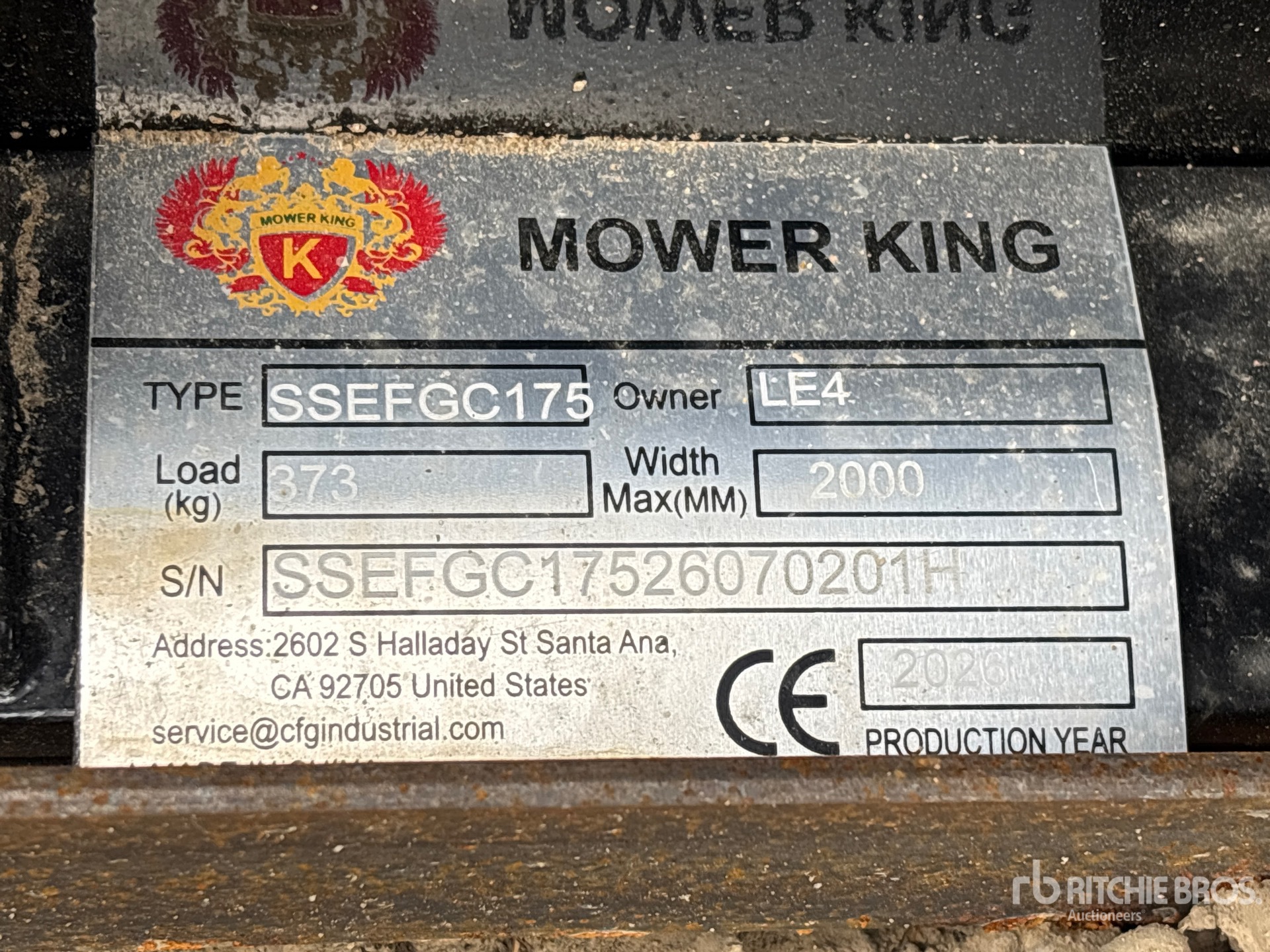2026 Mower King SSEFGC175