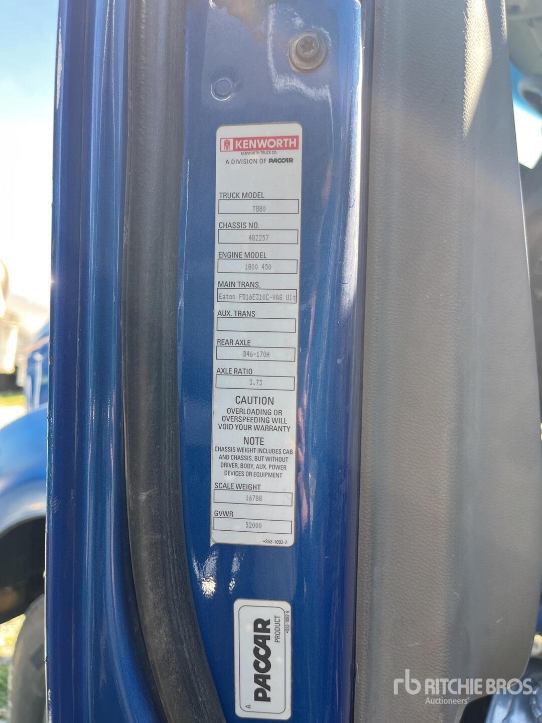2016 Kenworth T880