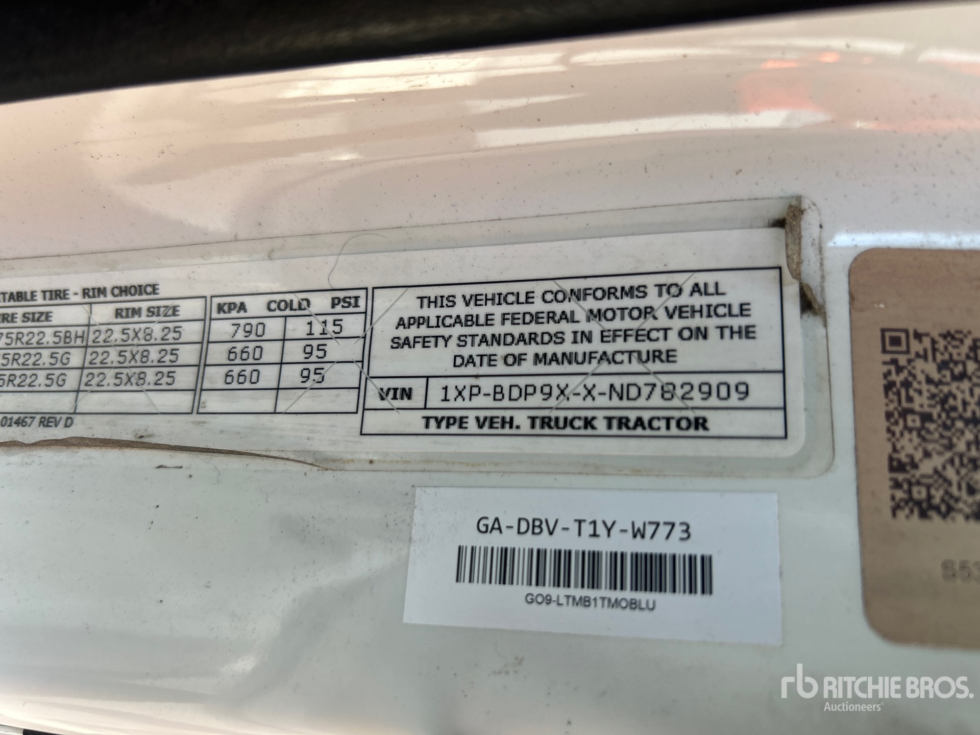 2022 Peterbilt 579