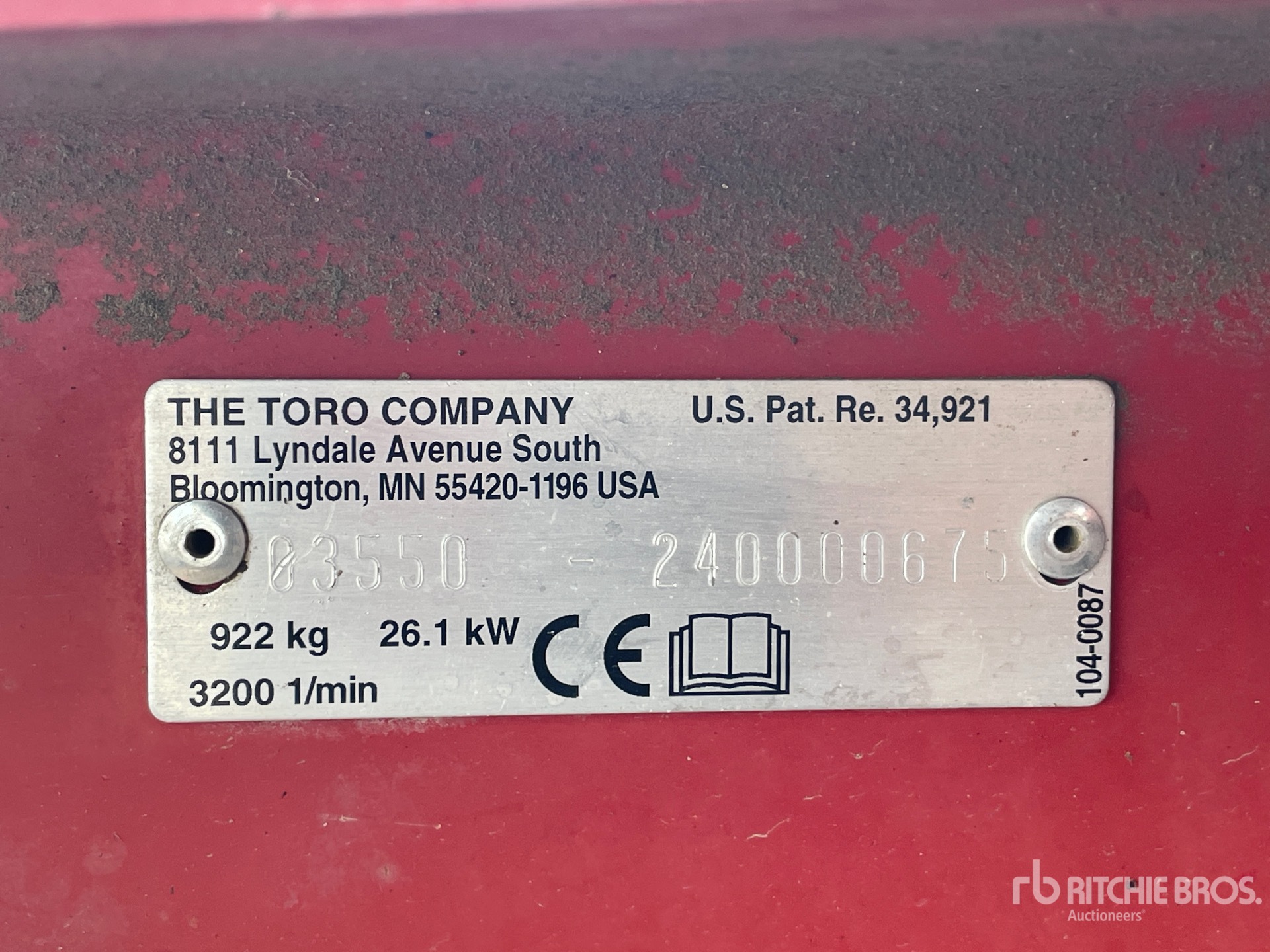 2004 Toro REELMASTER 5500