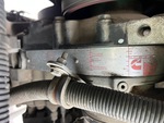 Engine with Emission Label