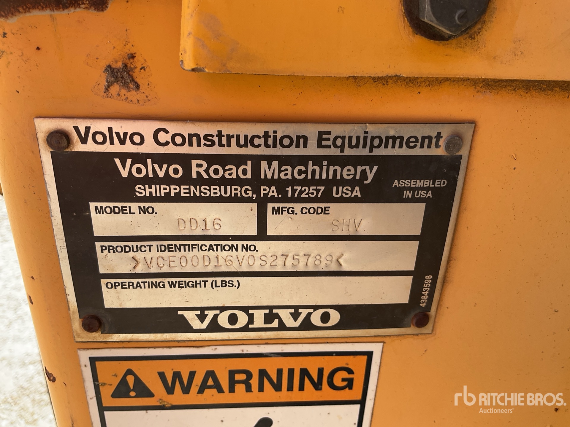 2011 Volvo DD16