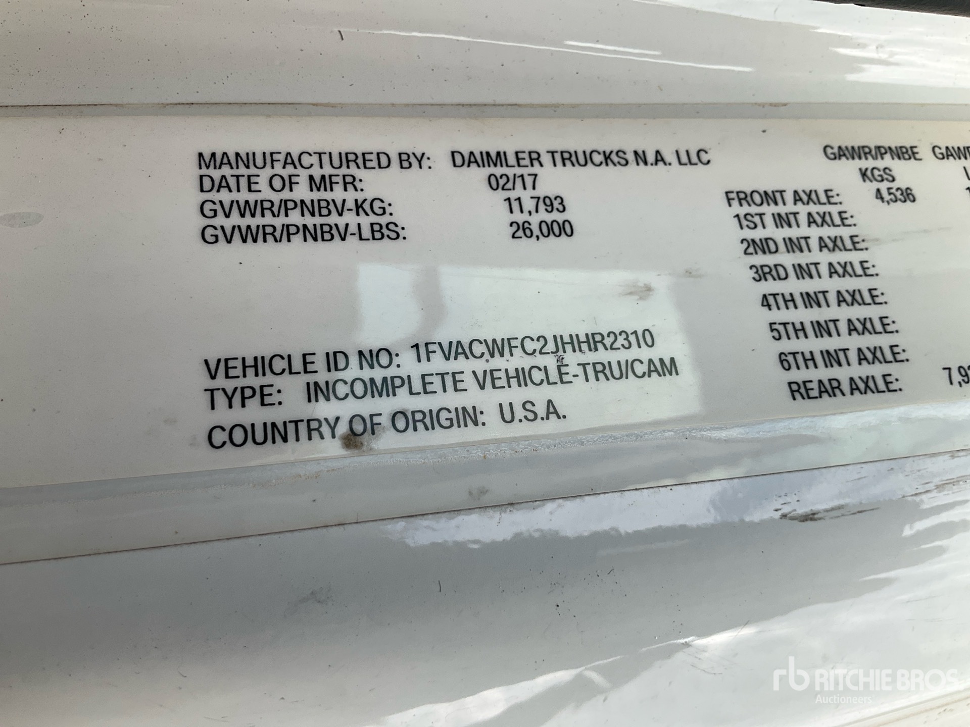 2018 Freightliner M2 106