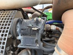 Engine with A/C Compressor