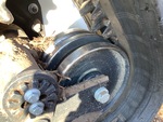 Undercarriage with Rear idler wear
