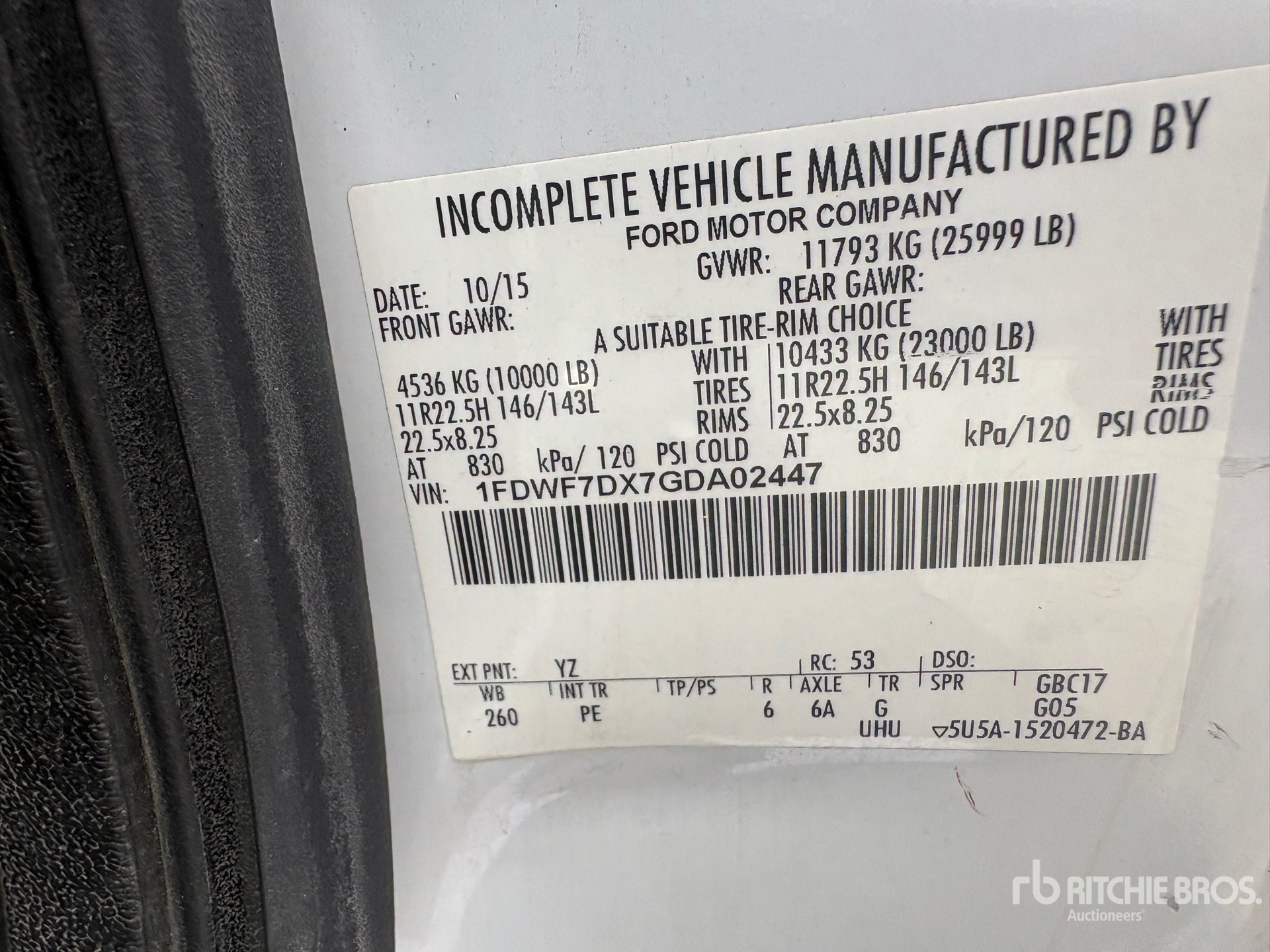 2016 Ford F-750