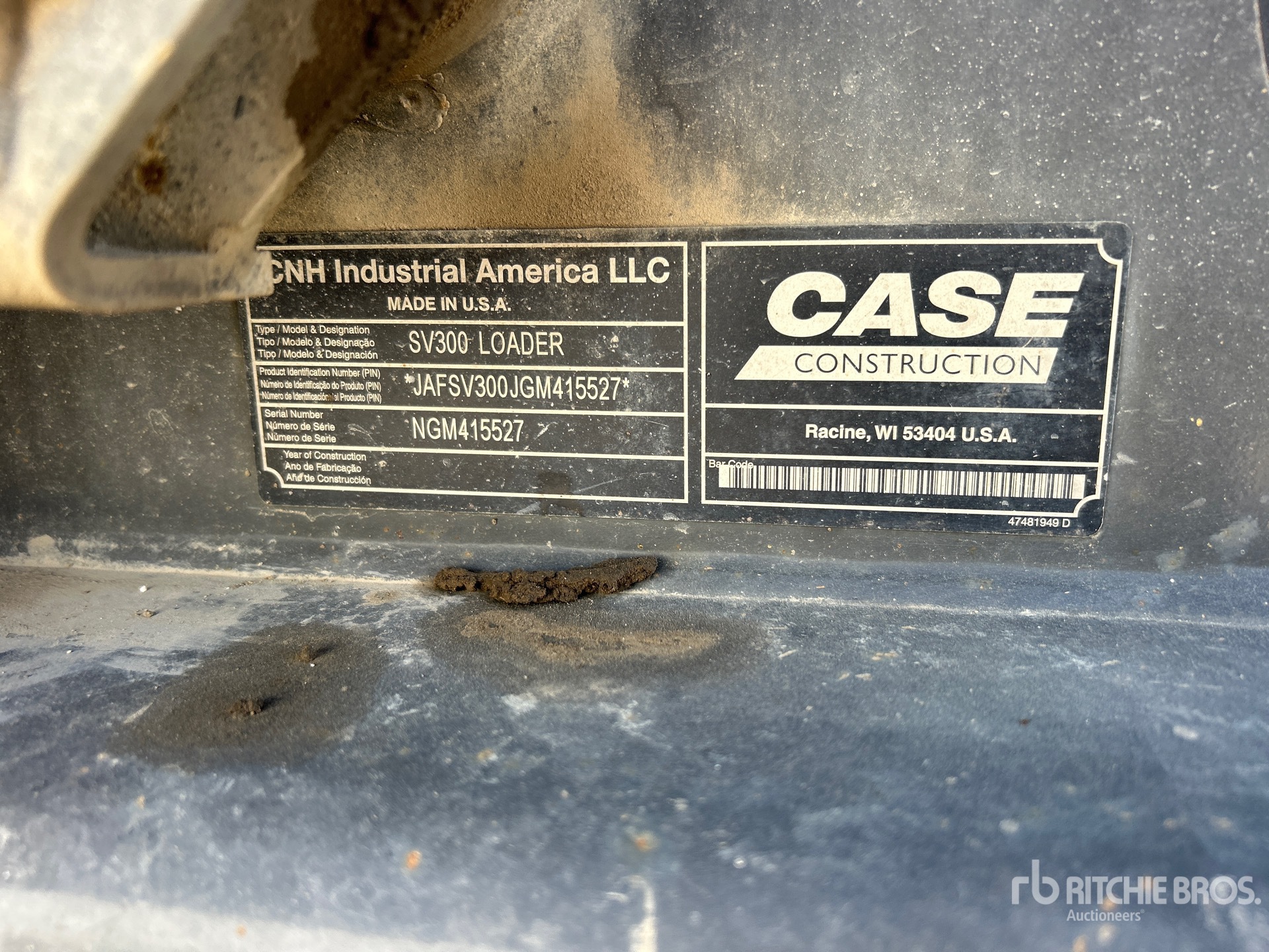 2016 Case SV300