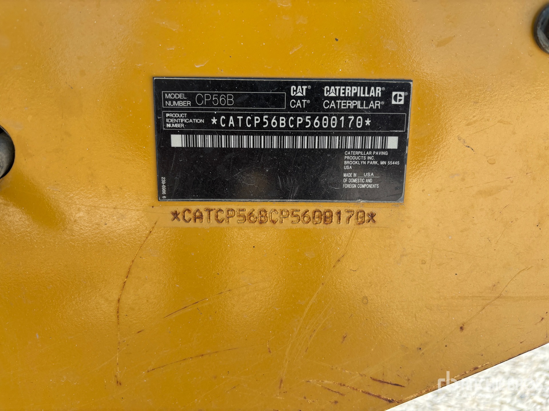 2016 Caterpillar CP56B