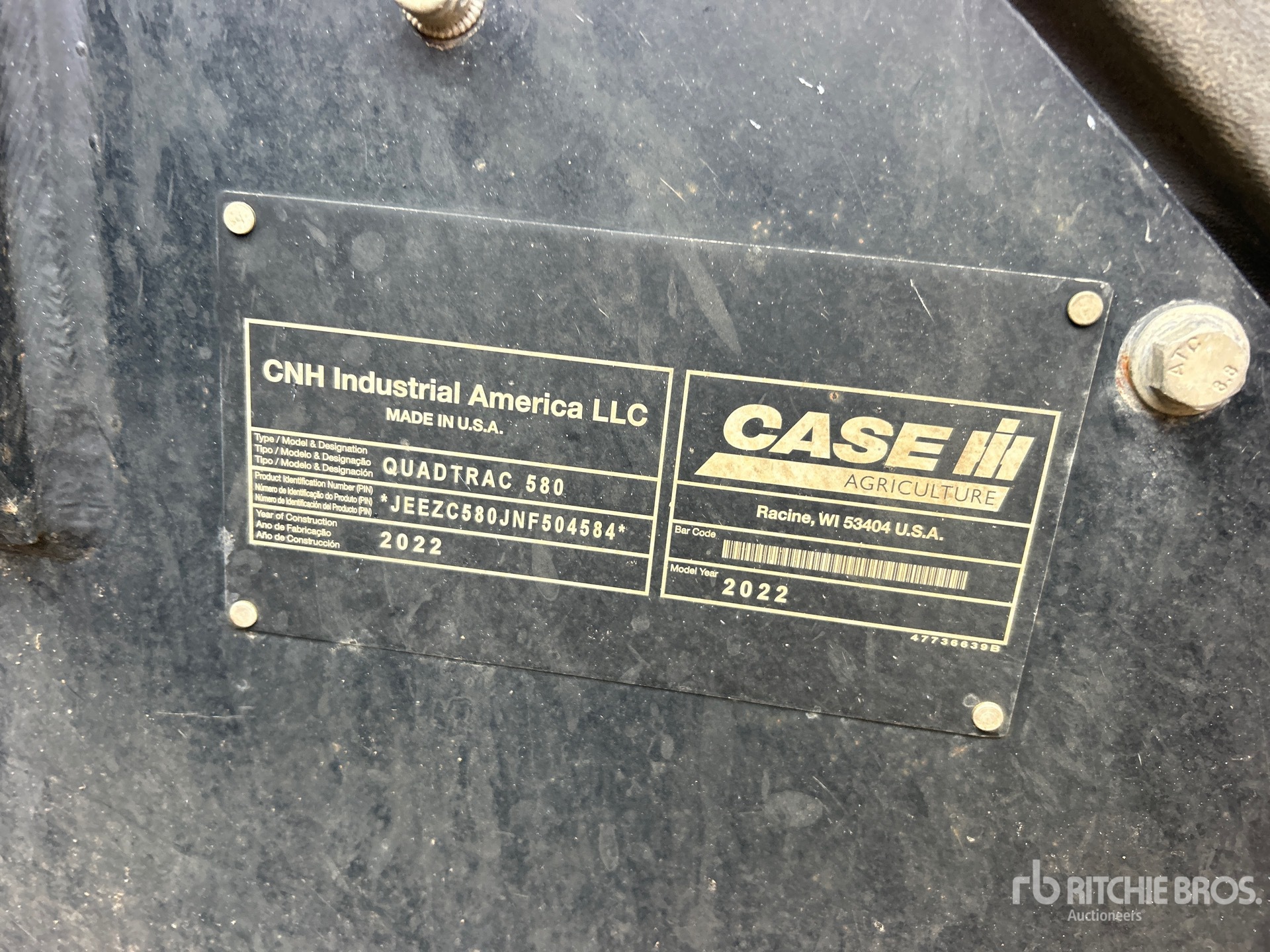2022 Case Ih STEIGER 580