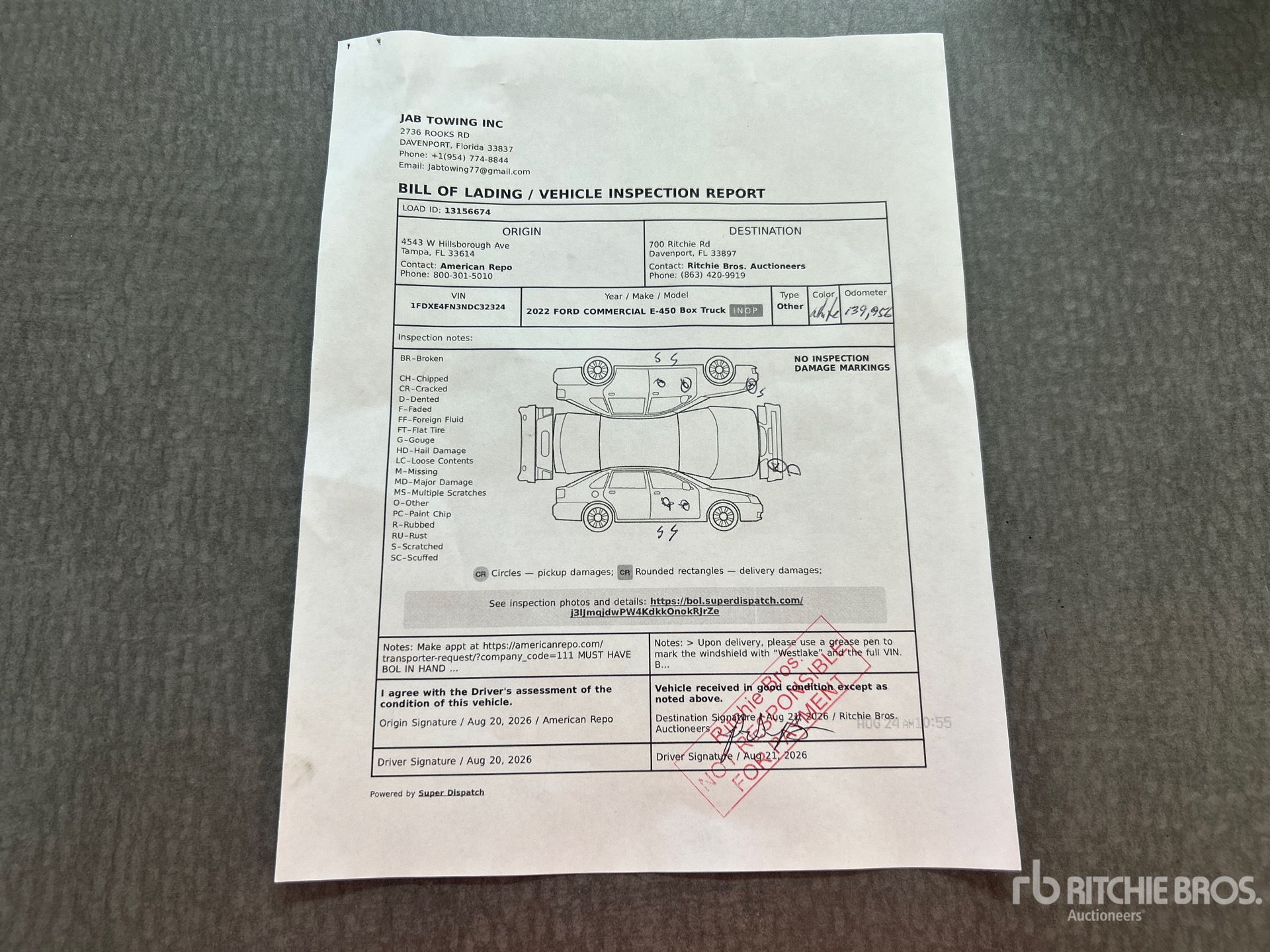 2022 Ford E450