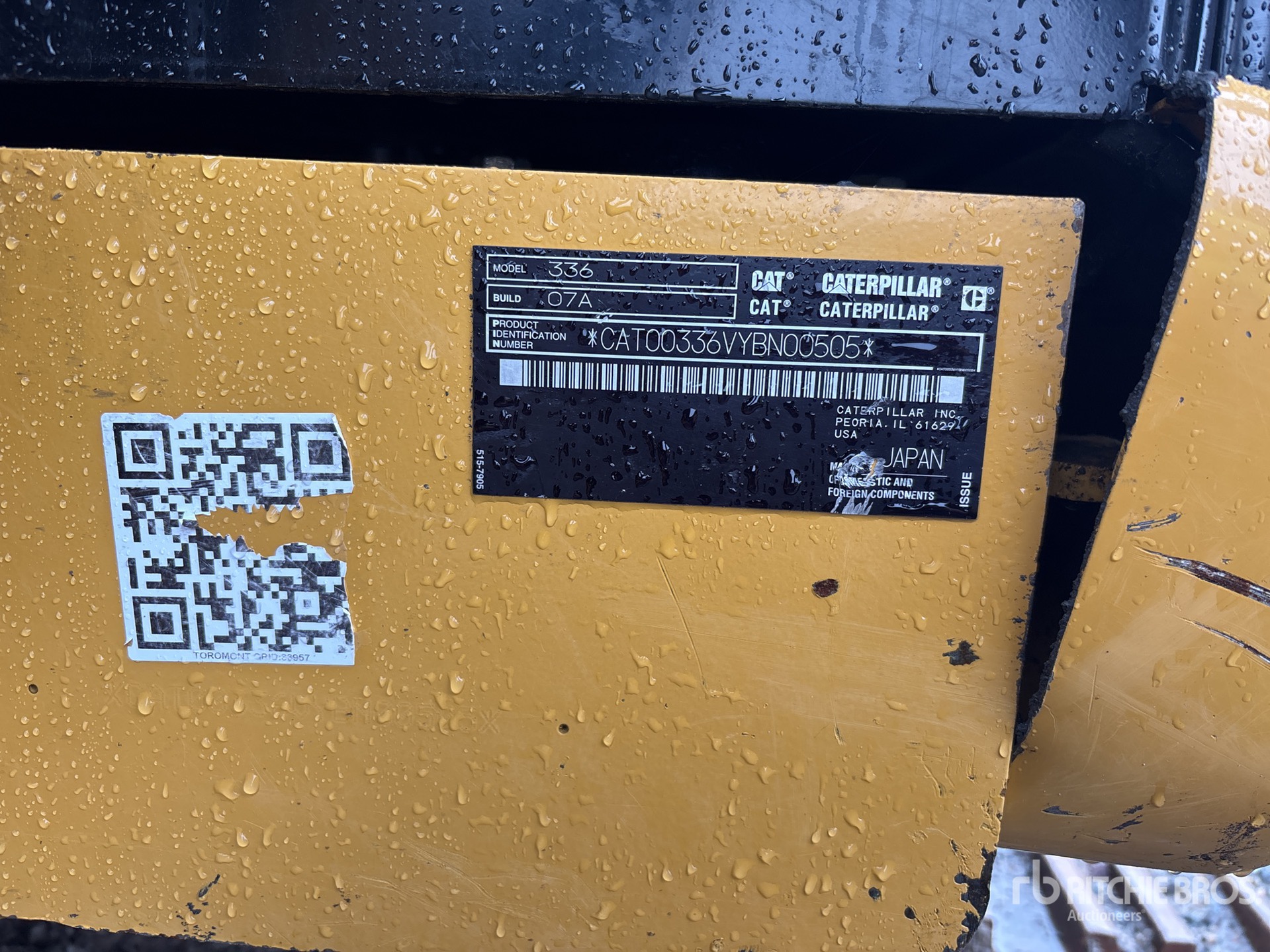 2019 Caterpillar 336