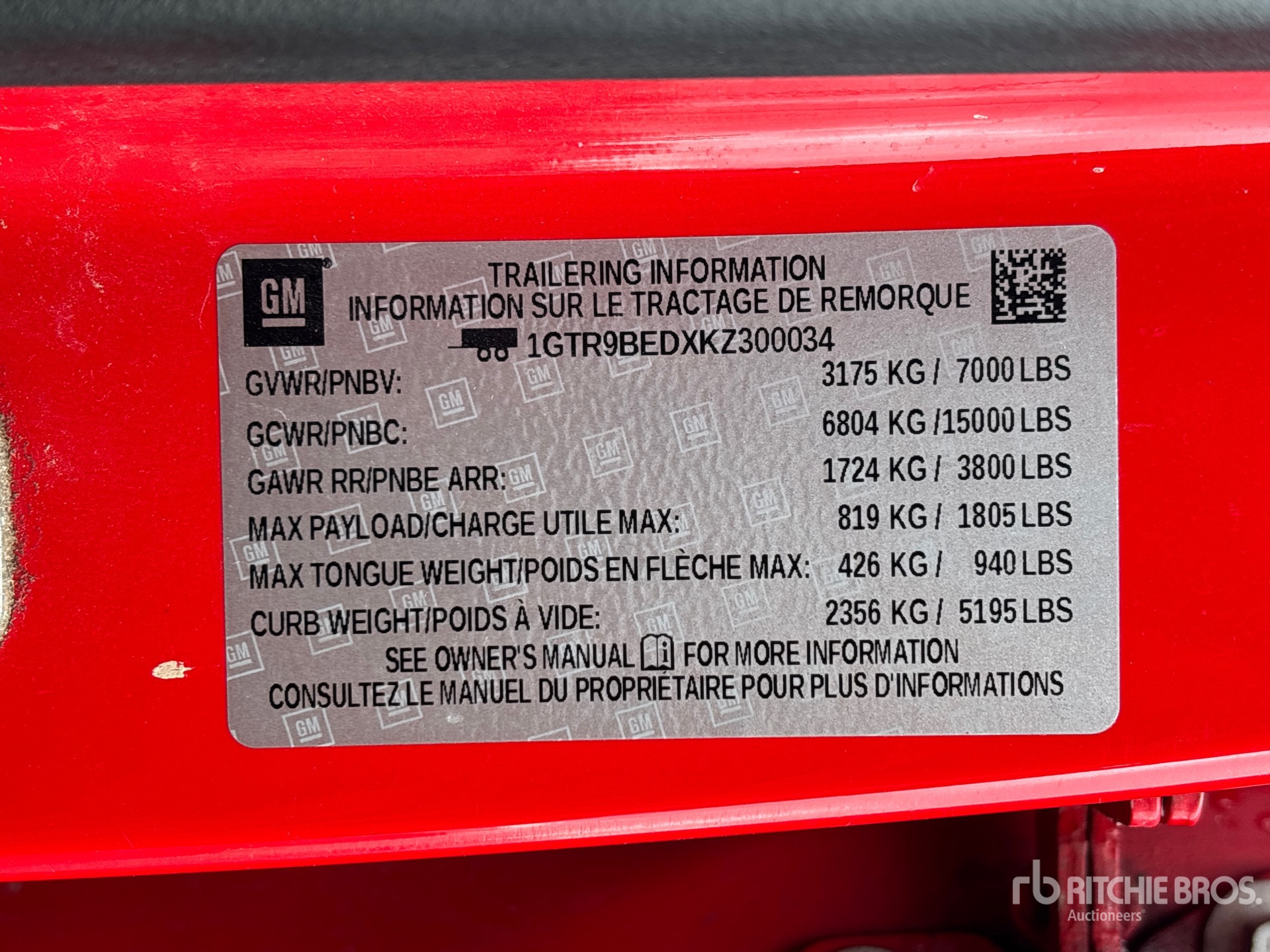 2019 GMC SIERRA 1500