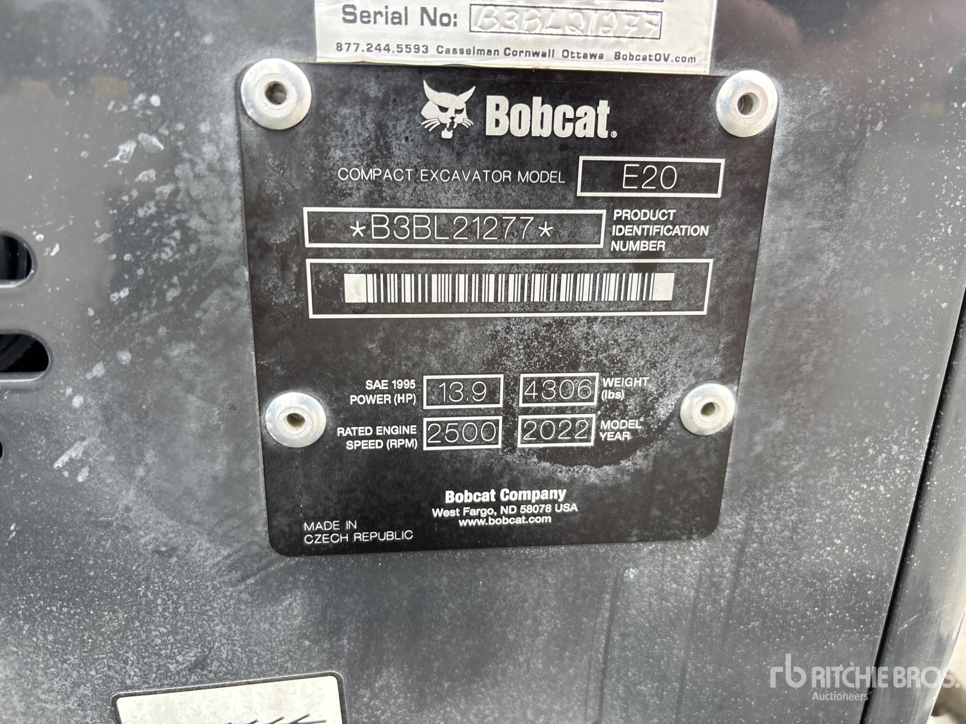 2022 Bobcat E20