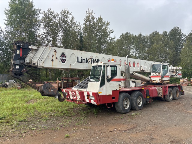 1988 Link-Belt 120000 lb 8x4 Hydraulic Truck Crane