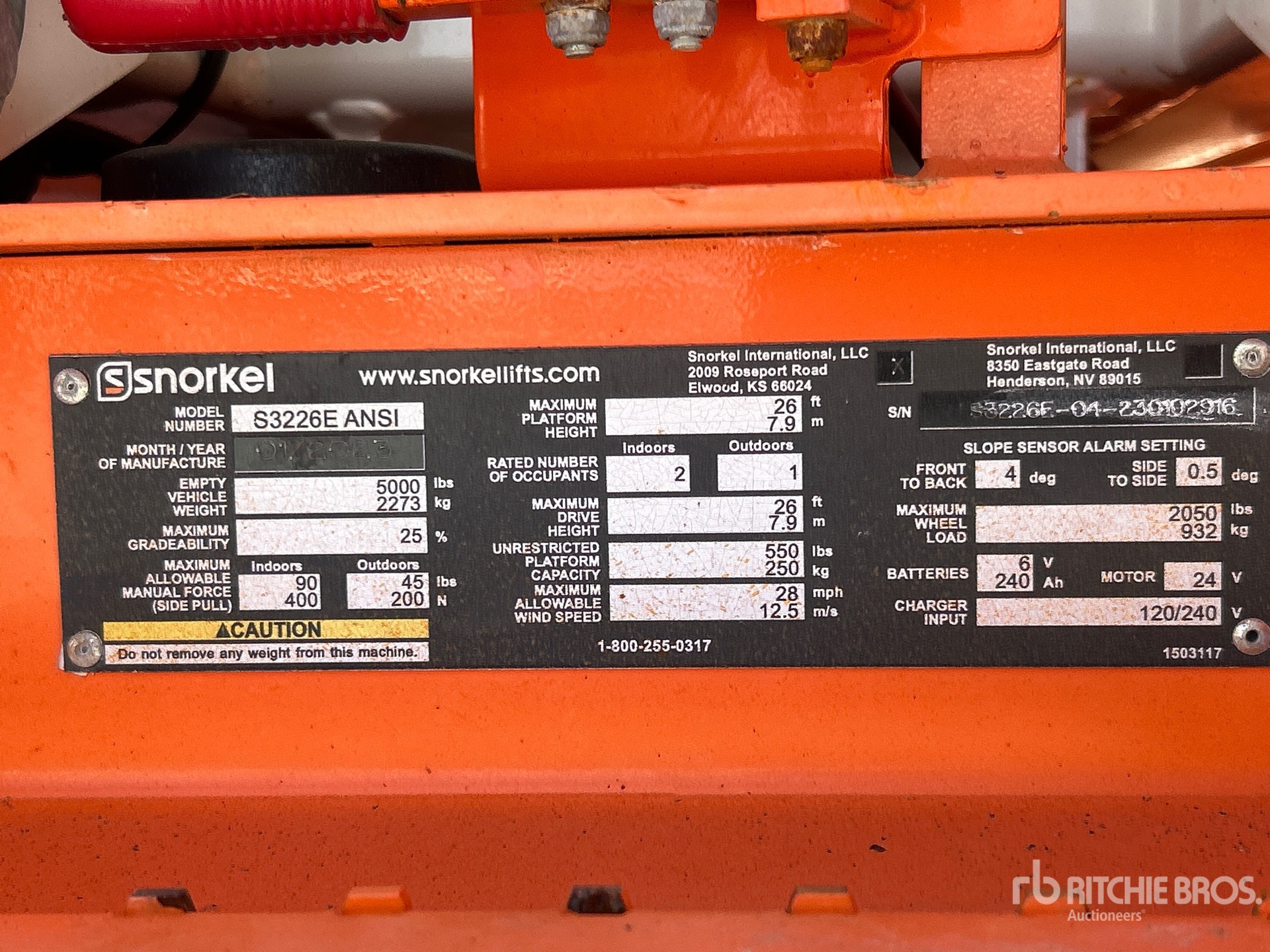 2023 Snorkel S3226E