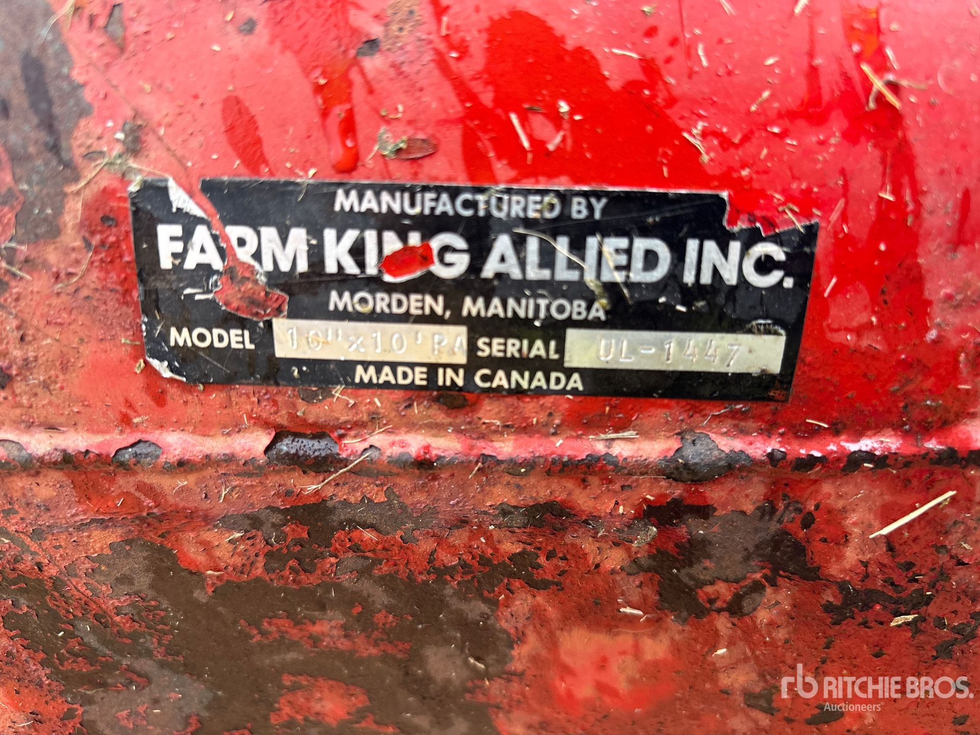 Farm King 10 in x 10 ft Transfer