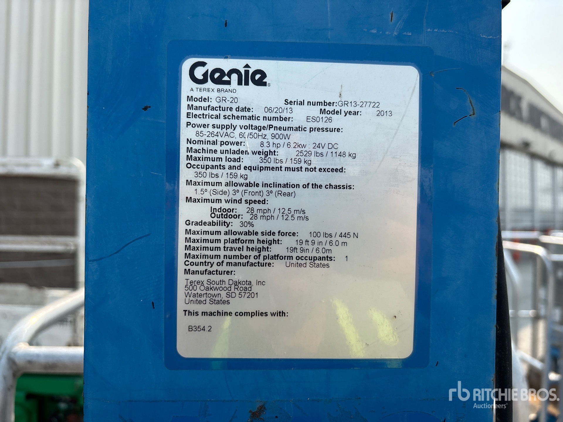 2013 Genie GR-20
