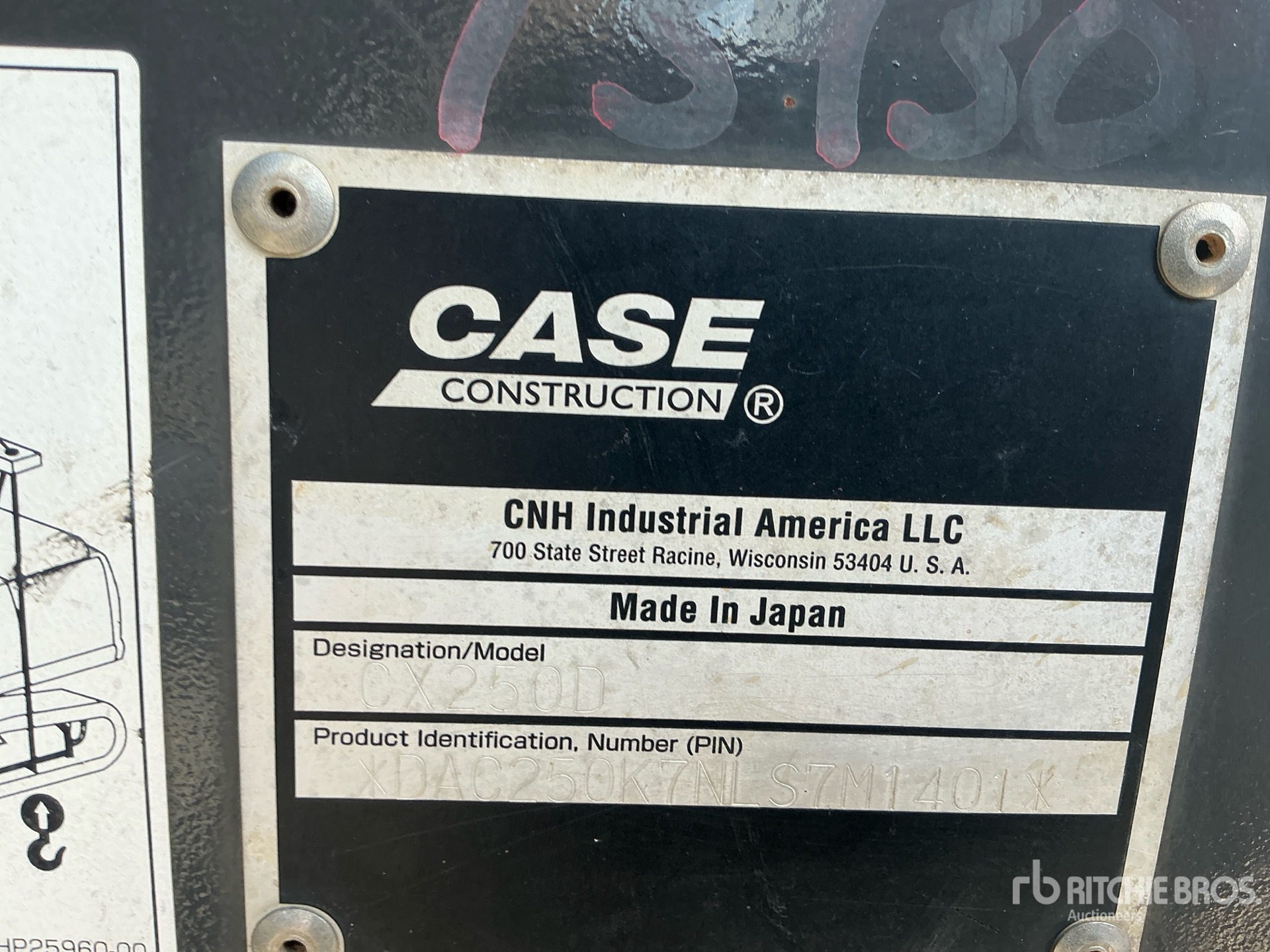 2020 Case CX250D