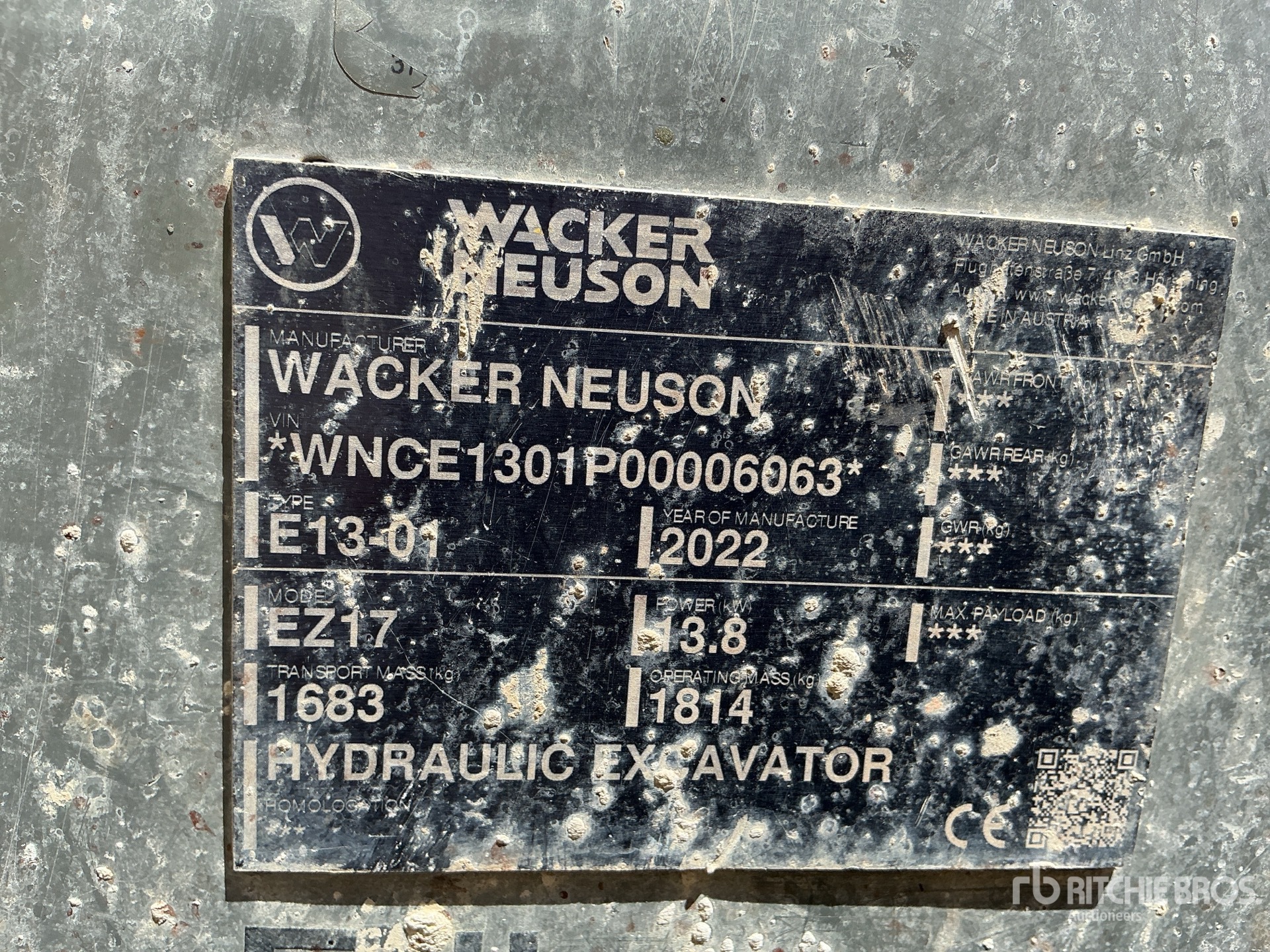 2022 Wacker Neuson EZ17