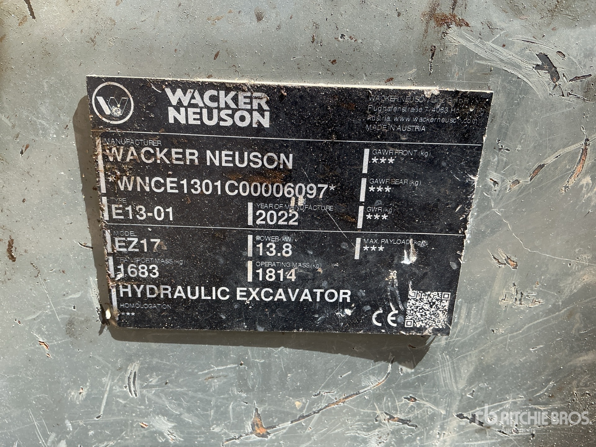 2022 Wacker Neuson EZ17