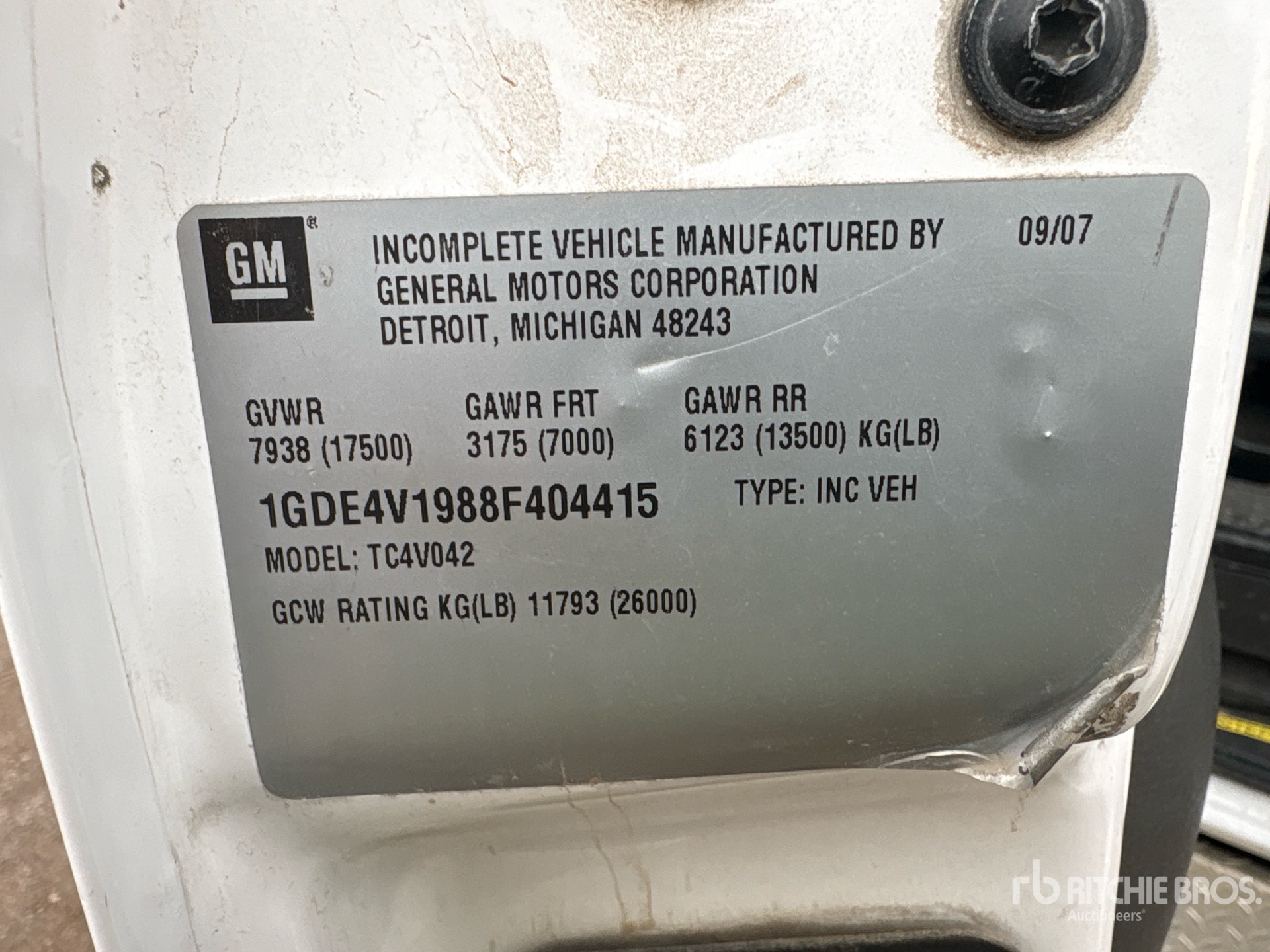 2008 GMC 4500