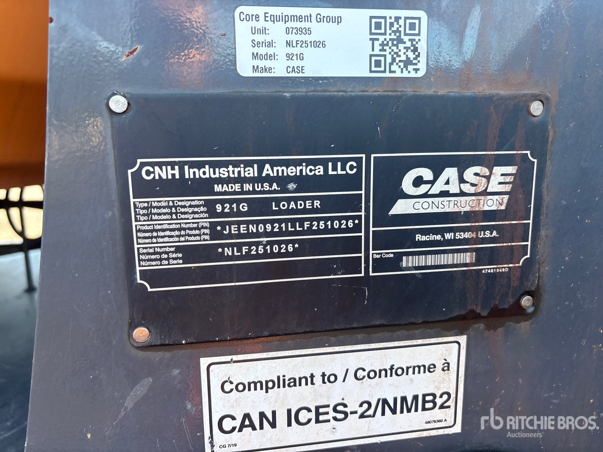 2020 Case 921G