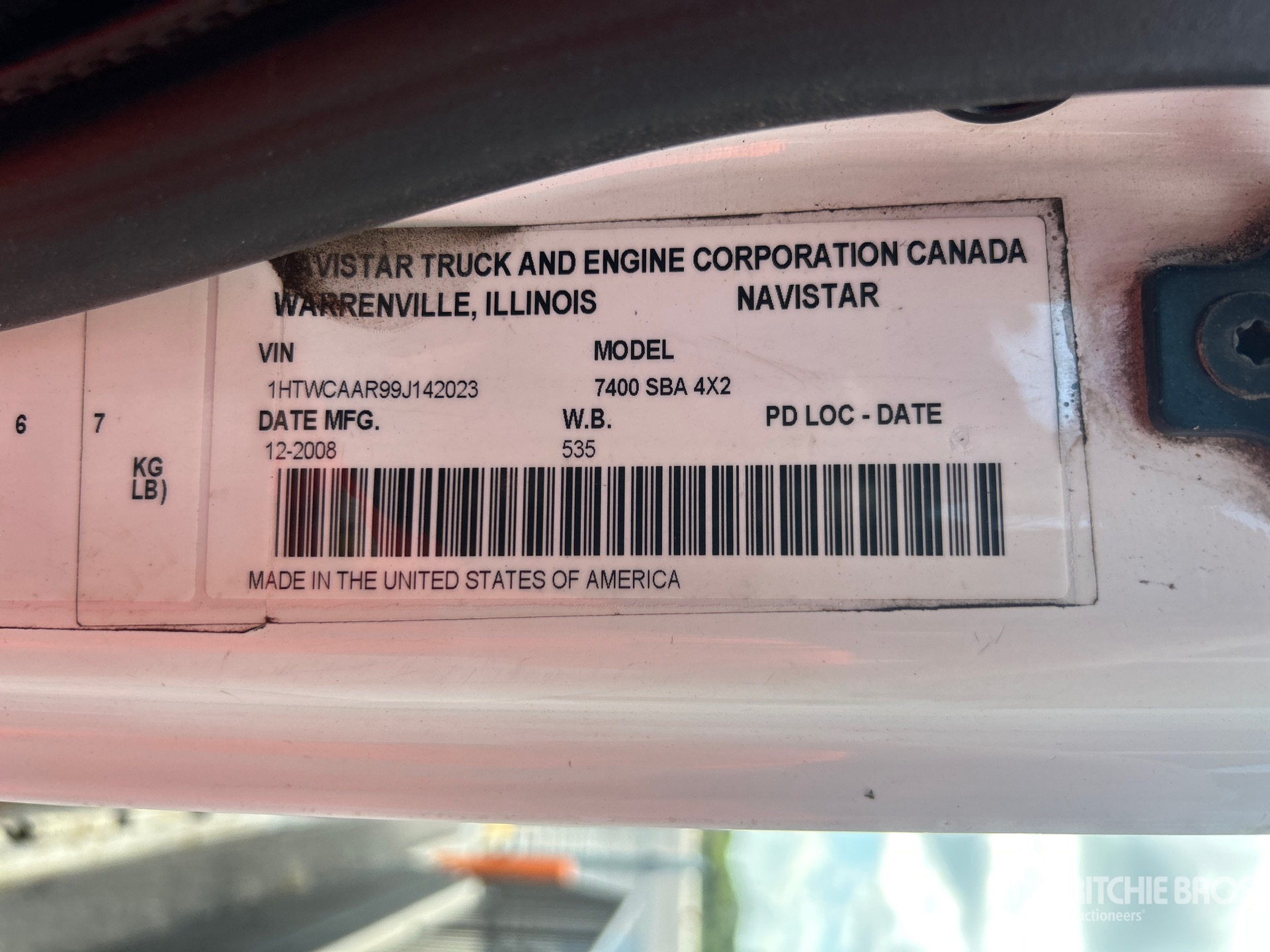 2009 International 7400 SBA