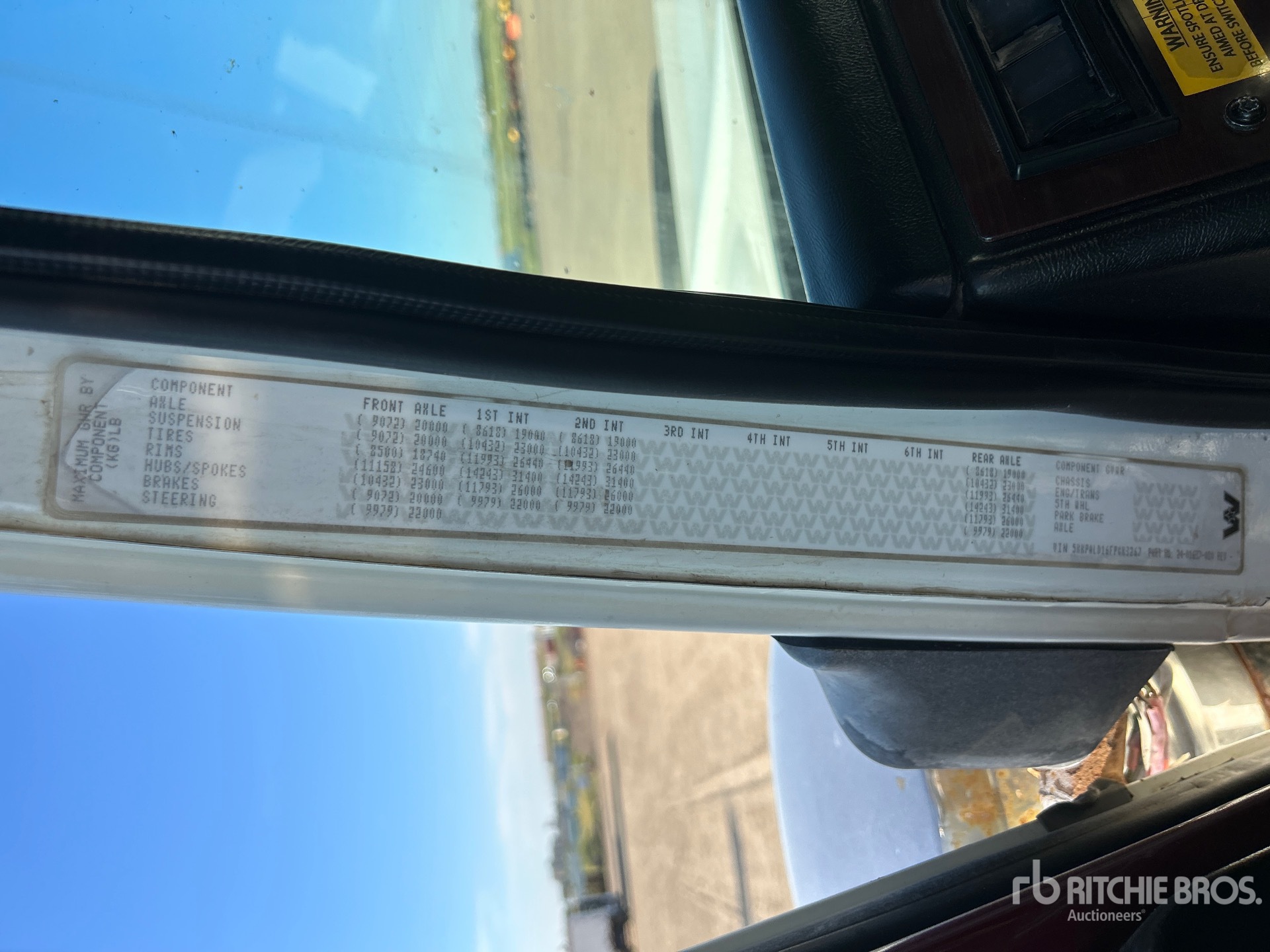 2015 Western Star 8X6 SLEEPER