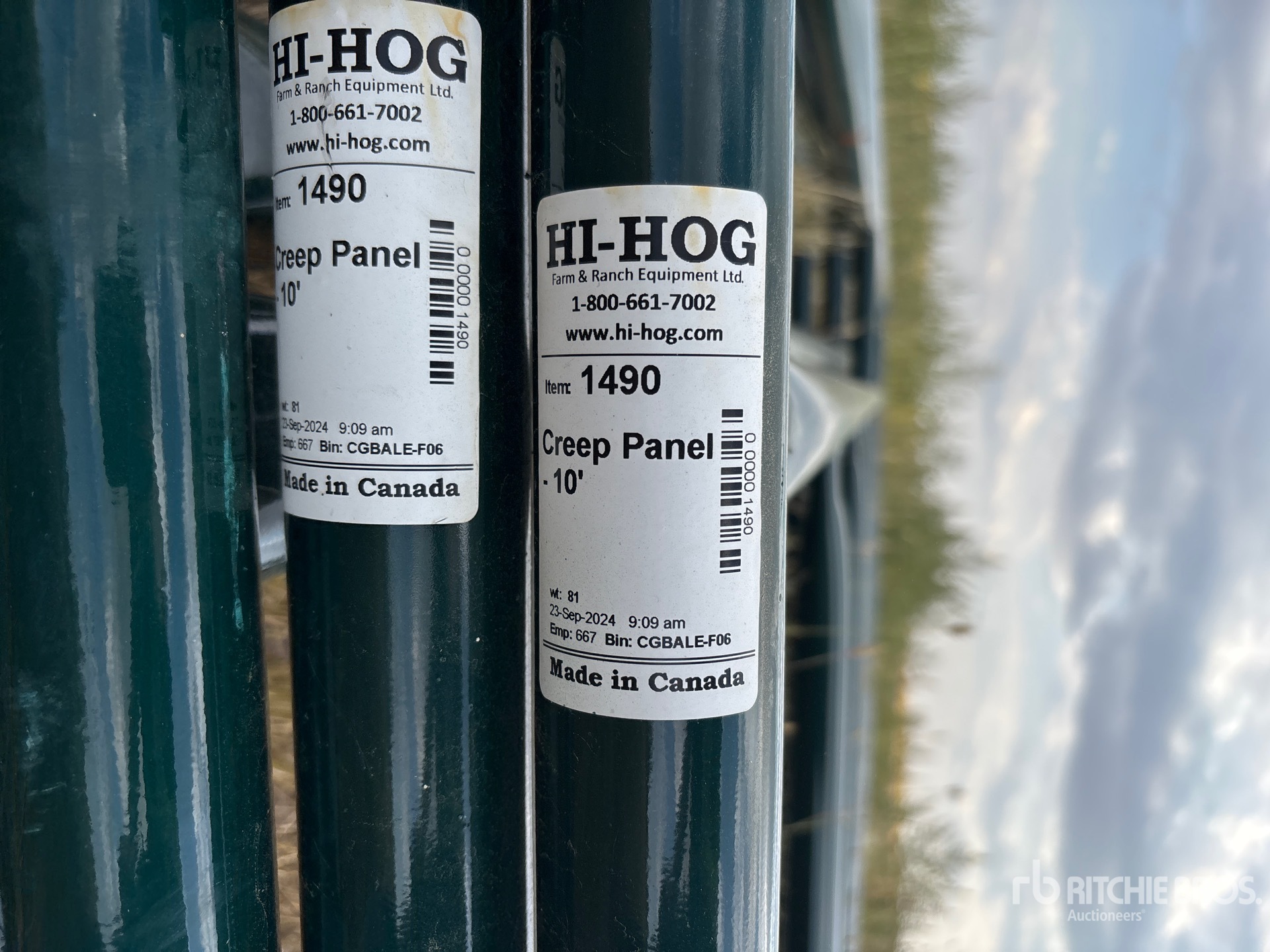 Hi-Hog Quantity of (6) 9 ft 6 in x 5 f ...