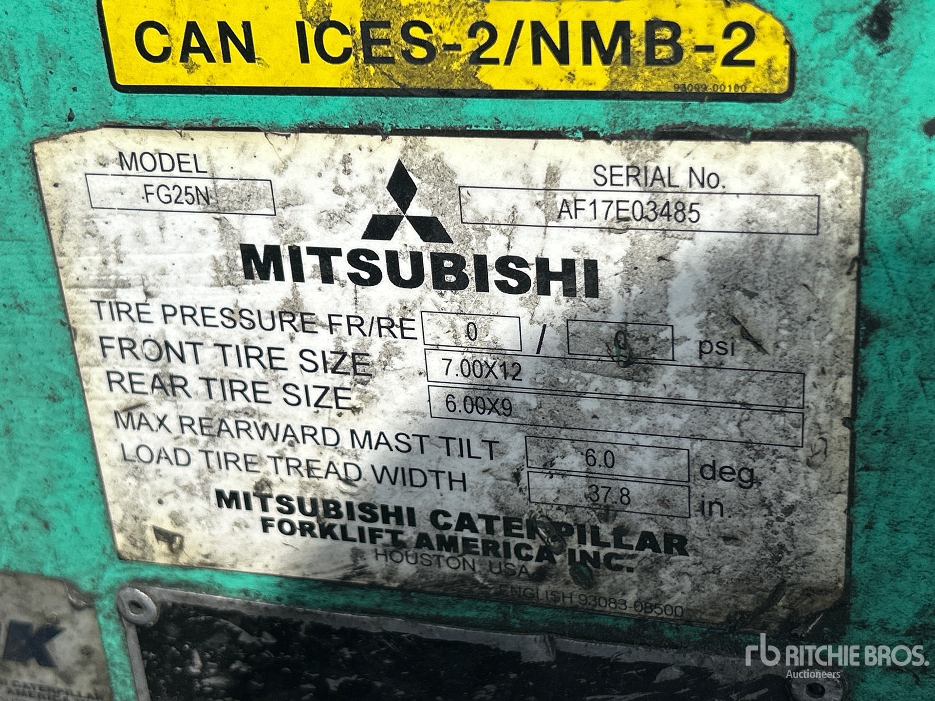 2017 Mitsubishi FG25N