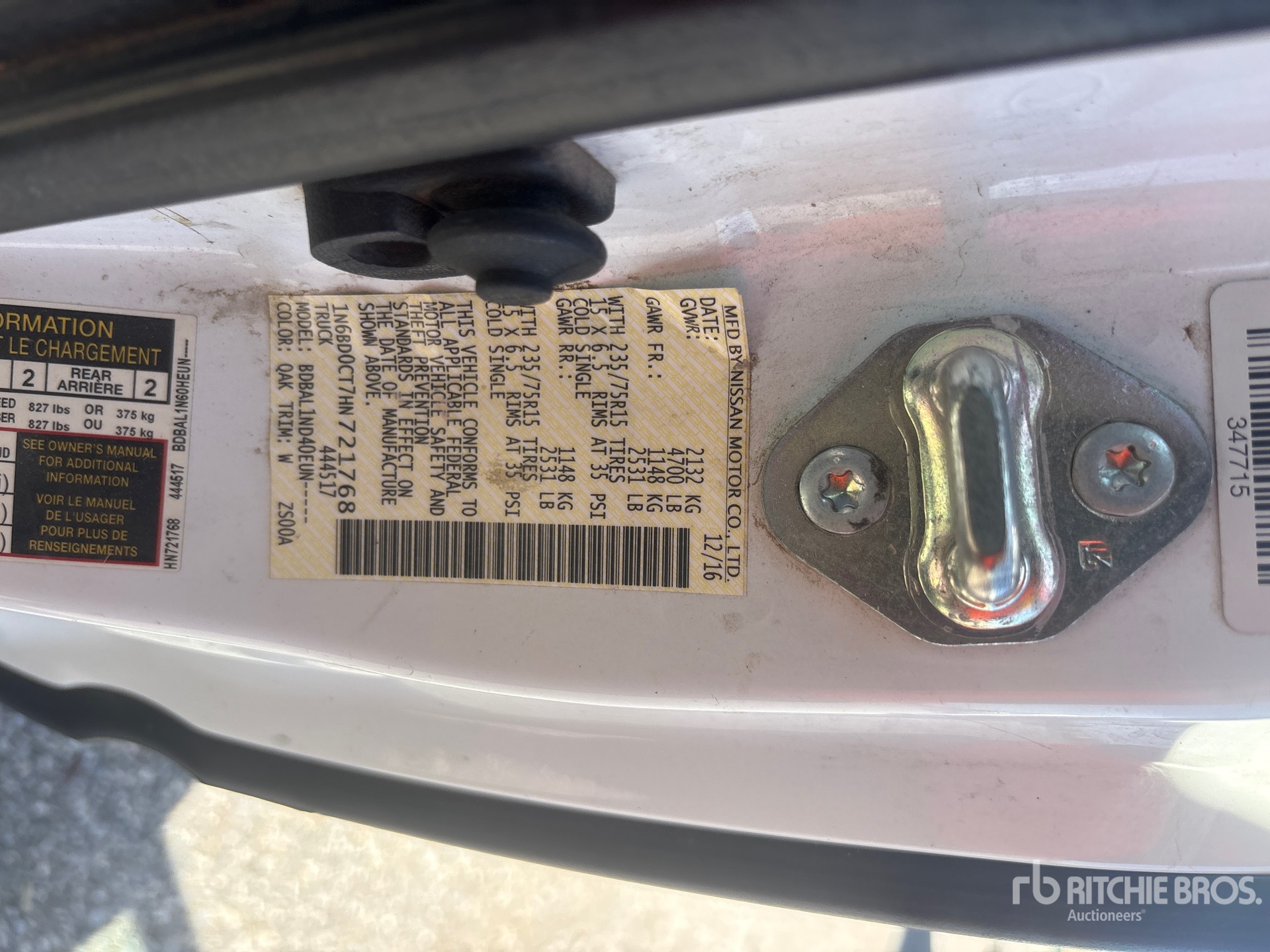 2017 Nissan FRONTIER