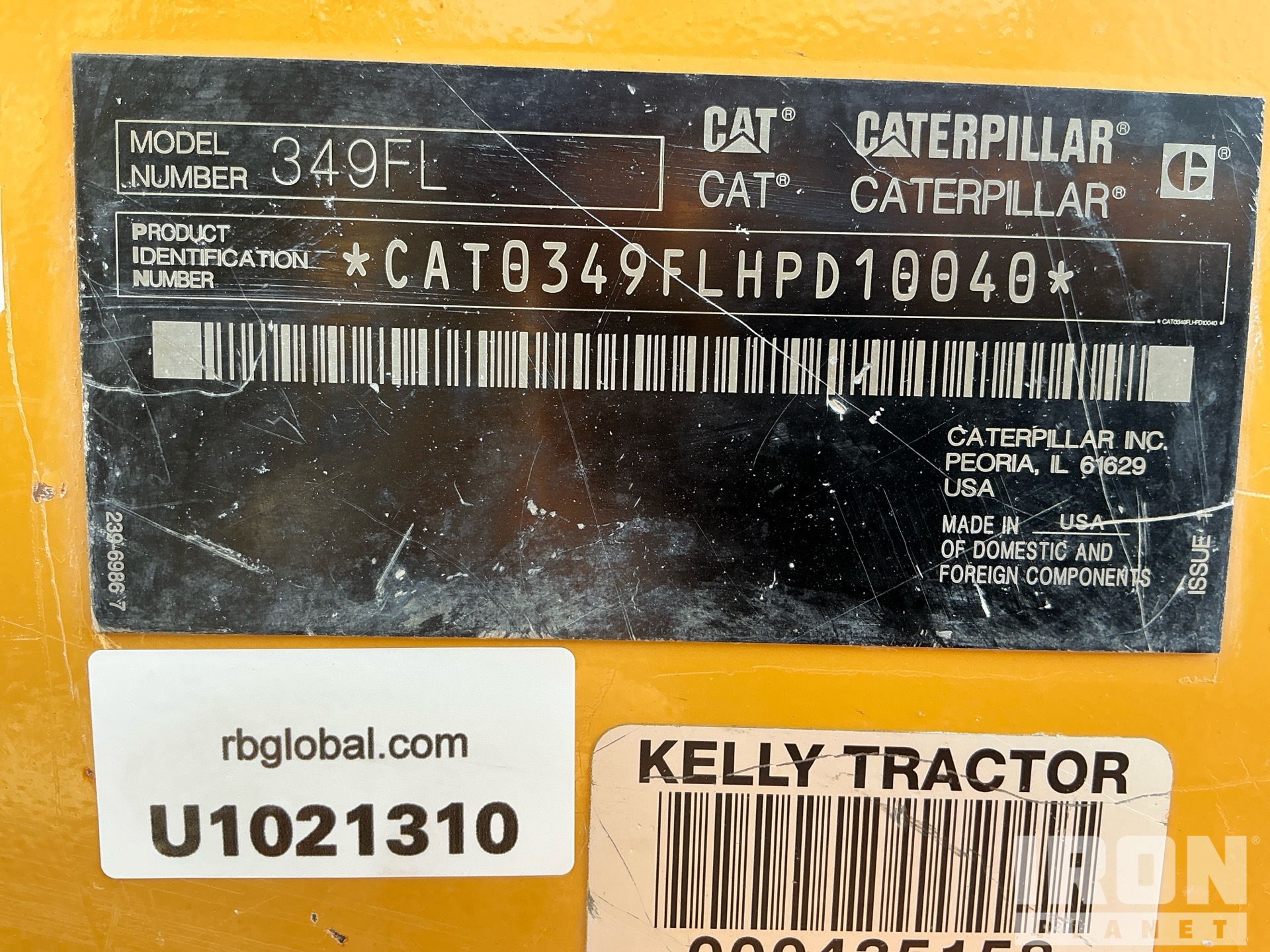 2017 Caterpillar 349F L