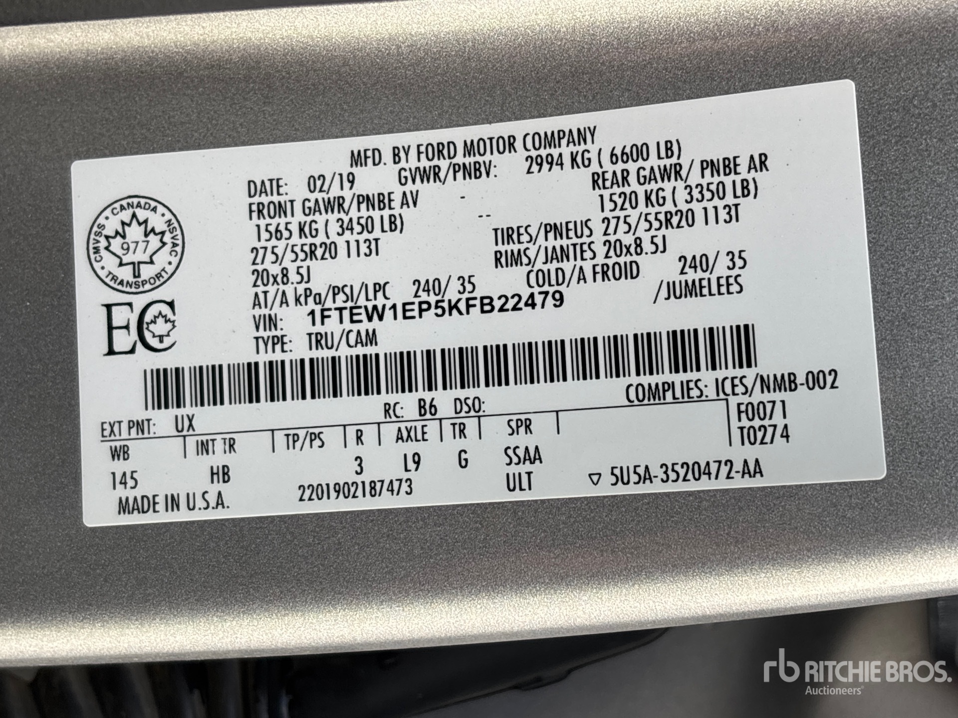 2019 Ford F-150