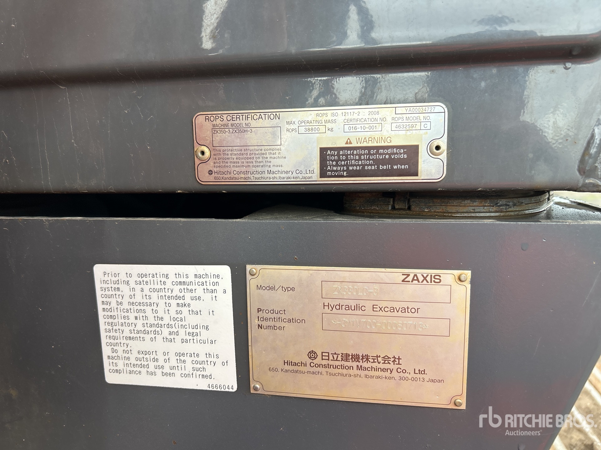 Hitachi ZX330LC