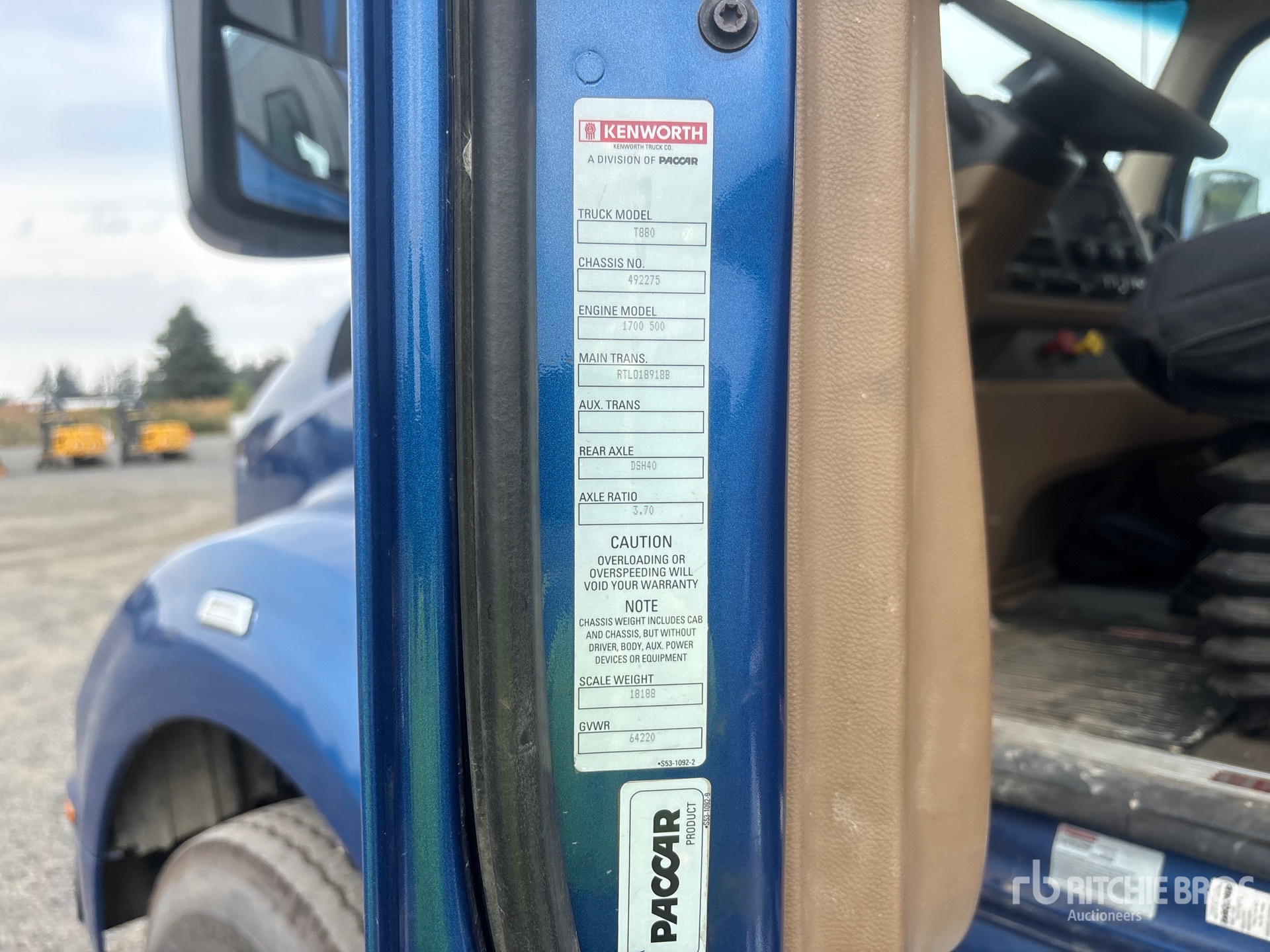 2016 Kenworth T880