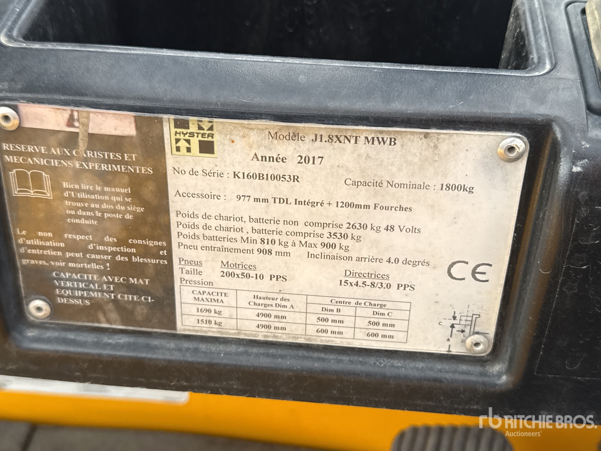 2017 Hyster J1.8XNT