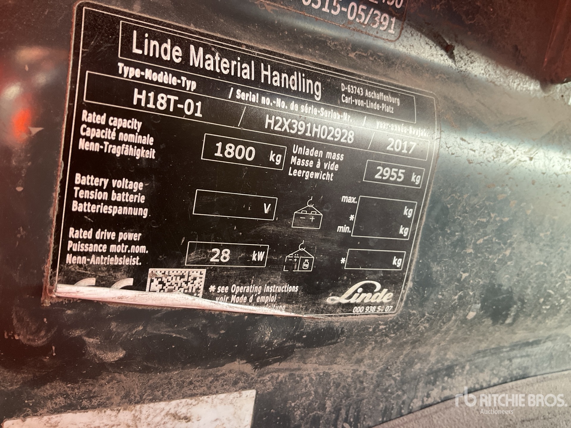 2017 Linde H18