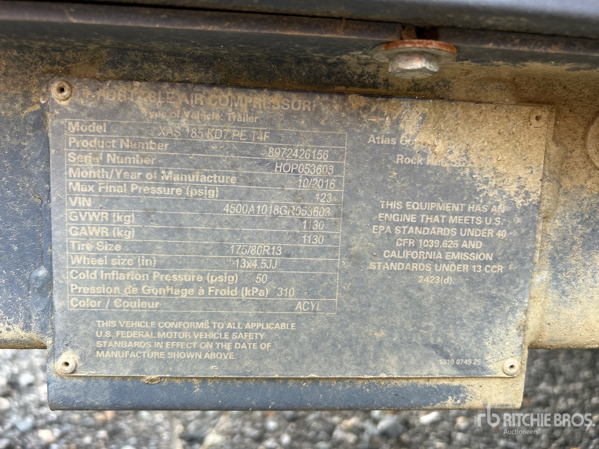 Atlas Copco XAS185