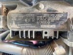 Engine with Emission Label