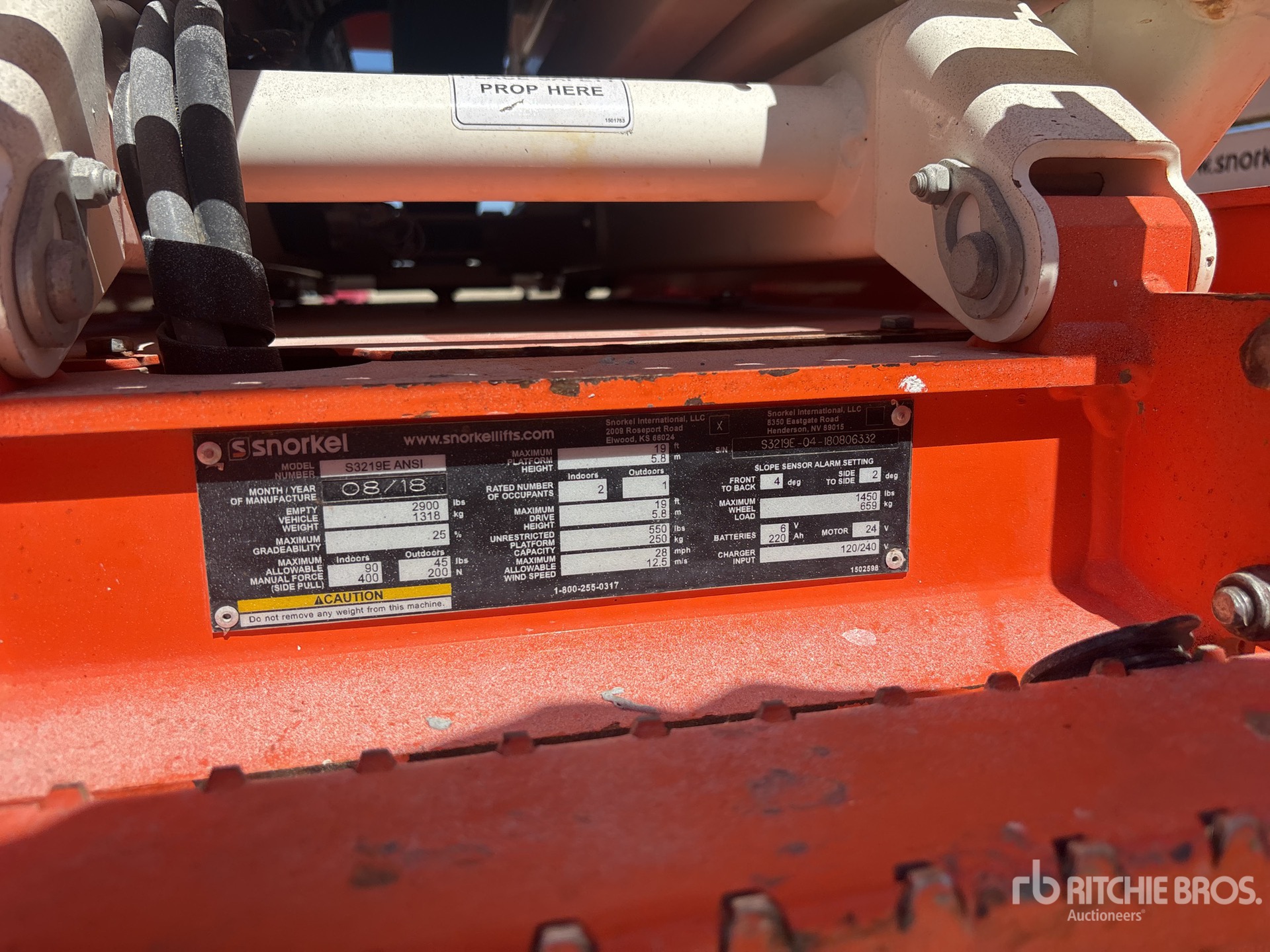 2018 Snorkel S3219E ANSI