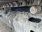 Undercarriage with Right Carrier Rollers