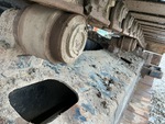 Undercarriage with Left Carrier Rollers