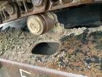 Undercarriage with Right Carrier Rollers