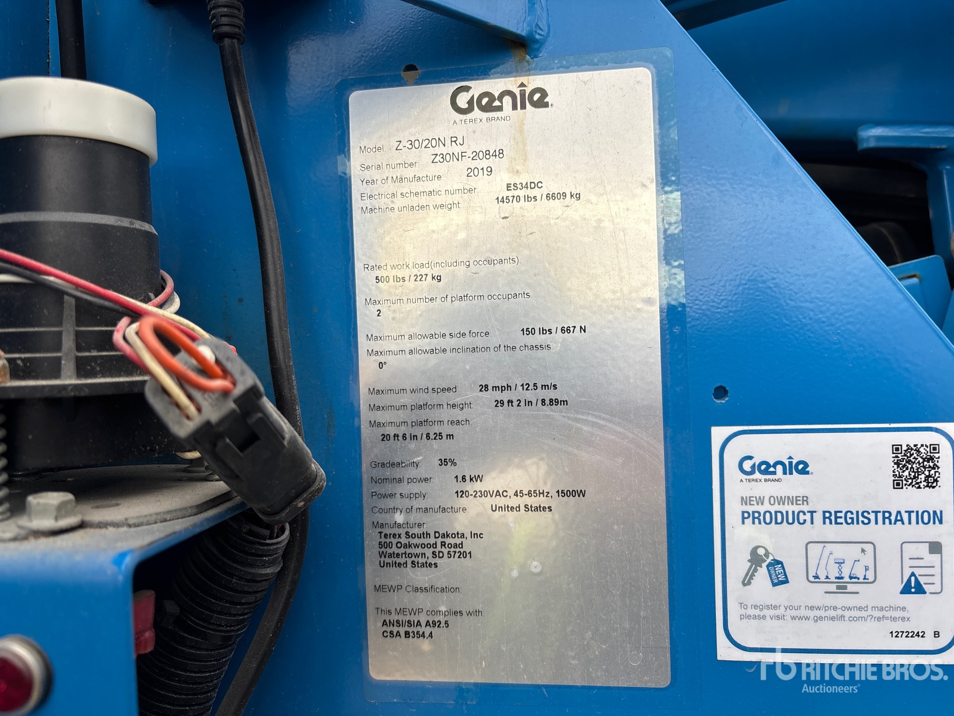 2019 Genie Z-30/20N RJ